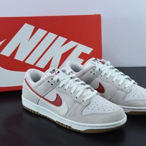 Nk SB Dunk Low "85" 灰红双勾 SB低帮运动休闲板鞋 货号：DO9457-100
