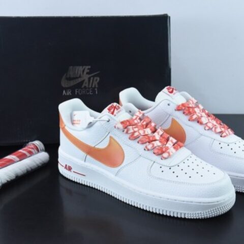 Nike Air Force 1’07 Low"Jumbo Swoosh Orange"空军一号 橙渐变大钩”低帮休闲板鞋货号：DV3505-100