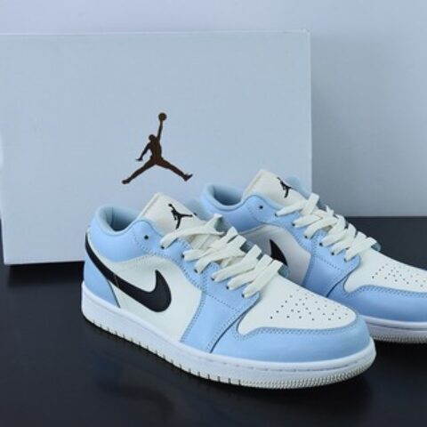 Air Jordan 1 Low AJ1 乔1天蓝色 运动文化篮球鞋 554723-401