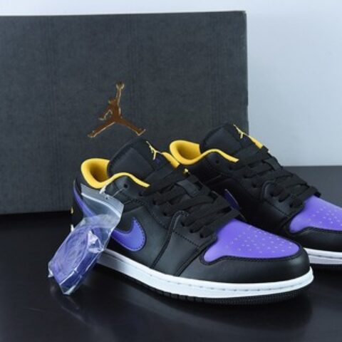 Air Jordan 1 Low "Dark Concord" AJ1 乔1黑蓝色低帮休闲板鞋篮球鞋 553558-075