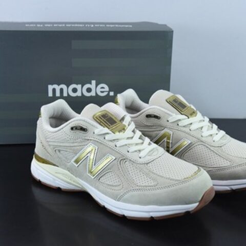 New Balance 990 V4 40周年限定红标灰色复古跑步鞋 货号：M990AG4