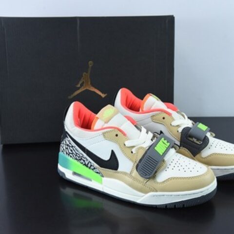Air Jordan Legacy AJ312 Low 头层魔术贴三合一板鞋 货号：DZ2763-101