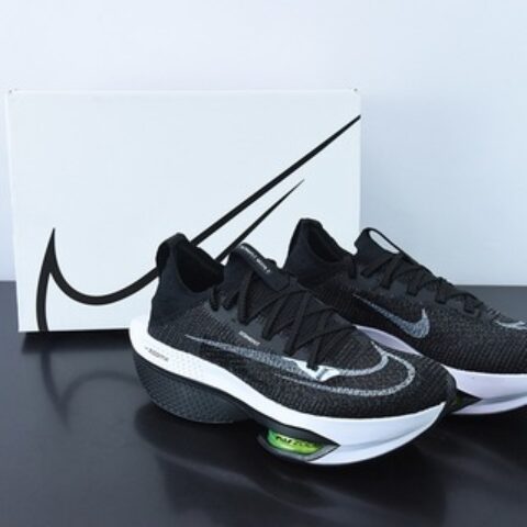 Air ZoomX AlphaFly NEXT% 2"Black/White"阿尔法2代系列马拉松气垫轻量超跑竞速运动慢跑鞋DV9422-400