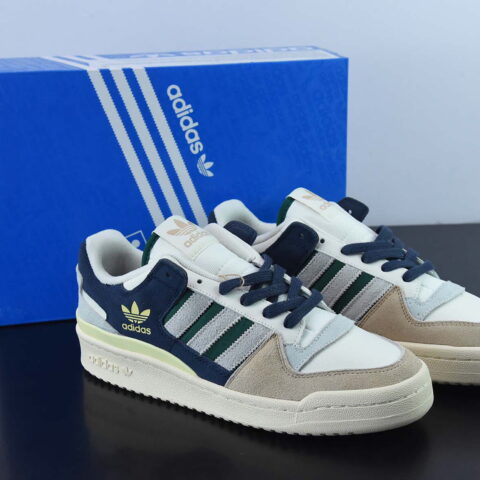 Adidas originals Forum 84 Low 阿迪达斯白棕运动休闲鞋 货号GW4332