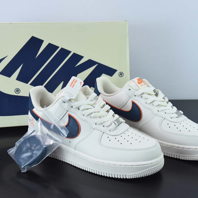 Air Force 1 '07 Low"China"空军一号米黄白海军蓝橙中国”低帮休闲板鞋BS8871-101