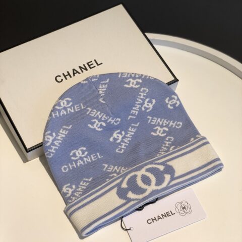 CHANEL香奈儿简约大气日系毛线针织帽