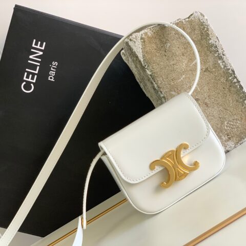 CELINE赛琳进口外牛内羊凯旋门迷你挎包10513