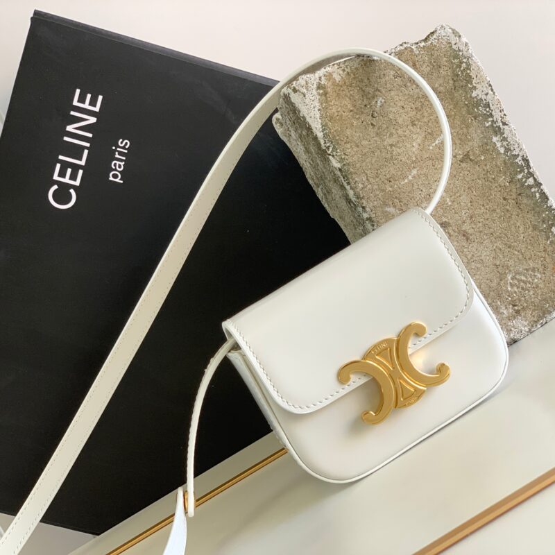 CELINE赛琳进口外牛内羊凯旋门迷你挎包10513