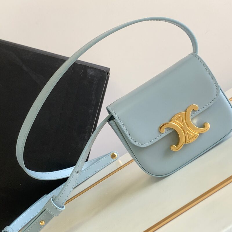 CELINE赛琳进口外牛内羊凯旋门迷你挎包10513