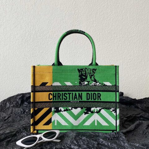 DIOR 中号BOOK TOTE 36.5CM M1296动物园印花图腾