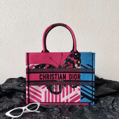 DIOR 中号BOOK TOTE 36.5CM M1296动物园印花图腾