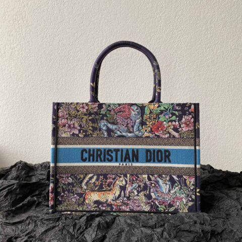 DIOR 中号BOOK TOTE M1296北欧神话多色星座图案