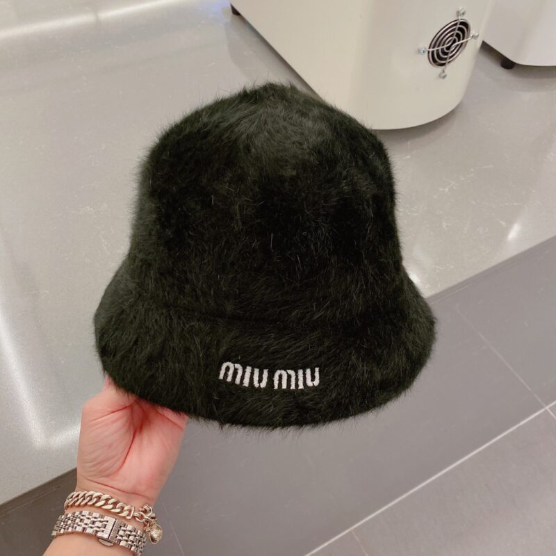 缪缪miumiu兔毛小礼帽