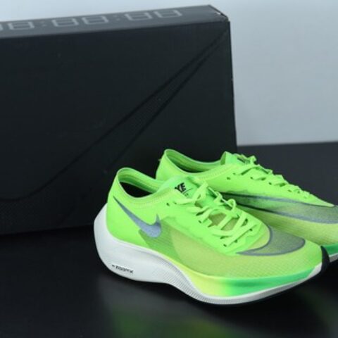 Nk Zoom X Vaporfly Next% 马拉松 半透明 网纱 绿色男女同款运动鞋 货号：AO4568-300