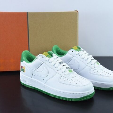 Nike Air Force 1 Low 07 布鲁克林群岛白蓝原楦头原纸板货号：DX1156 100