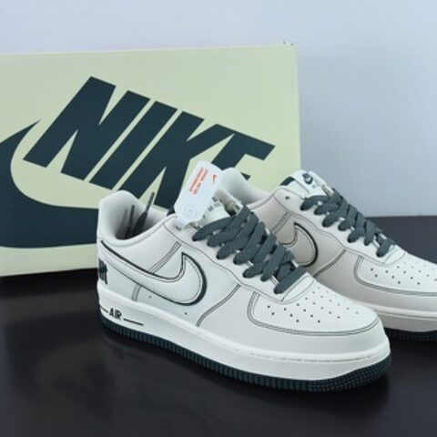 Undefeated x Nike Air Force 1 Low 米绿色 空军一号低帮货号：UN3699-066