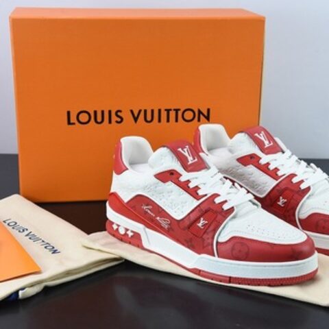 LV/路易威登   2021s LV Trainer 限定联名 入秋最新配色男士运动鞋