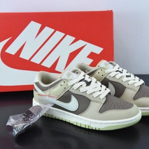 Nike Wmne SB Dunk Low"Brown/Mocha"扣篮系列低帮休闲运动滑板板鞋“皮革米棕”FB4961-012