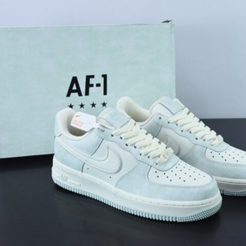 Nike Air Force 1 Low ’07 米白薄荷绿  空军一号低帮休闲板鞋 货号：KP6936-898