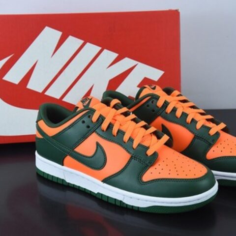 NK Dunk Low 橙绿男女同款运动板鞋 DD1391-300