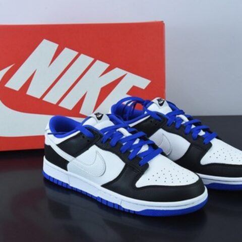 Nike Dunk Low GCEL 黑白蓝低帮运动休闲板鞋货号： FD9064-110