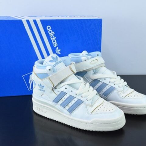 Adidas Forum 84 HIGH三叶草高帮经典魔术贴复古板鞋 货号: GW5924