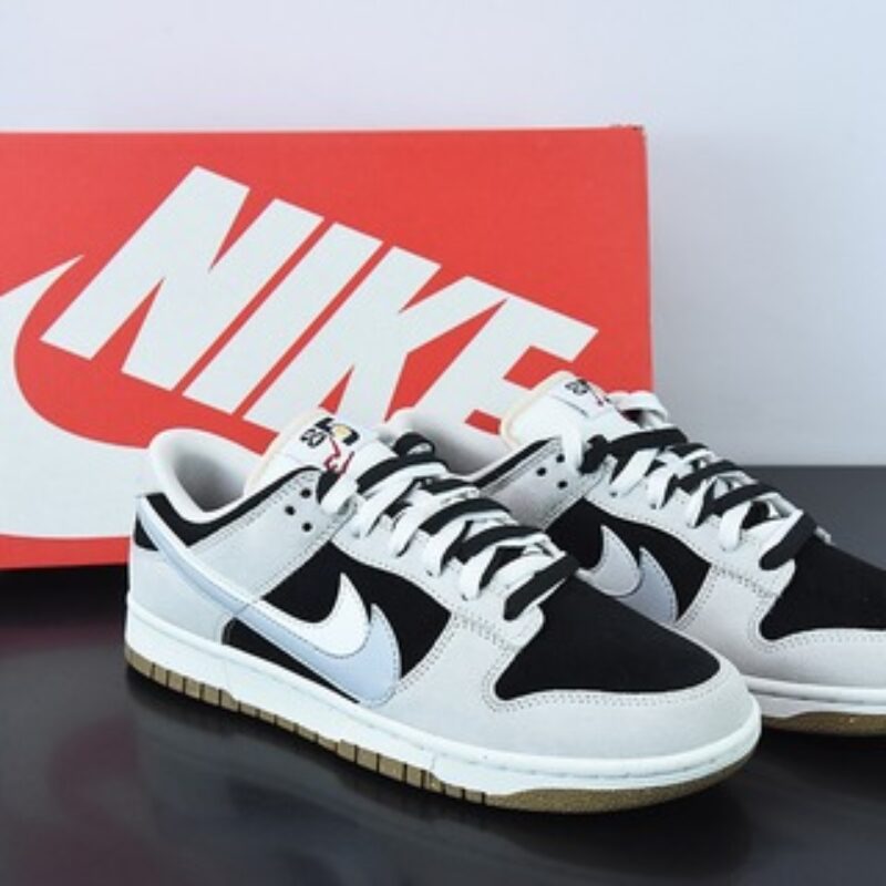 Frame Skate x Nike SB Dunk Low “Habibi” 白灰双勾男女同款运动鞋 货号：DD9457-102