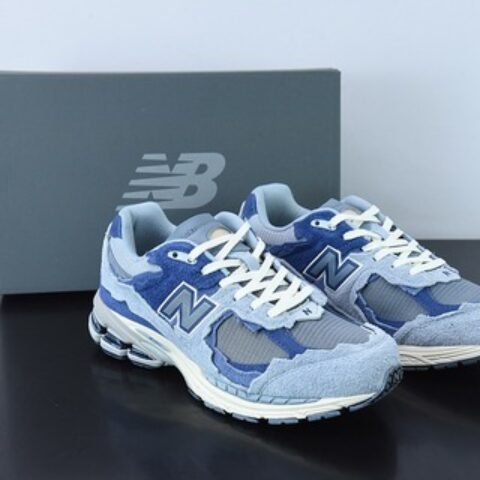 New Balance Patchwork 复古休闲跑步鞋男女士长青花蓝 M2002RDI青花蓝