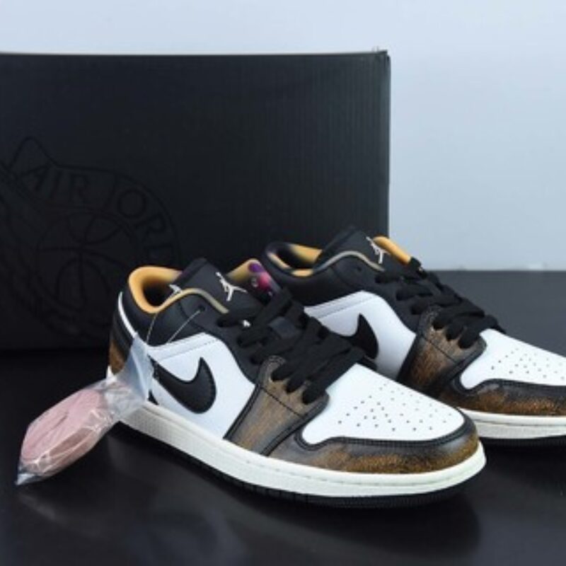 Air Jordan 1 Low "Wear Away" AJ1 乔1磨损做旧 低帮篮球鞋 DQ8422-001