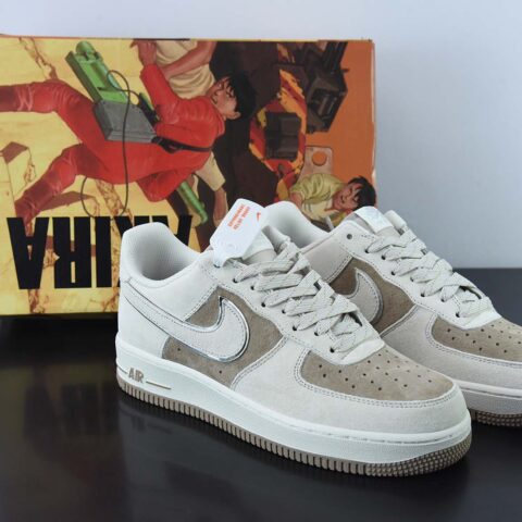 AKIRA×Nike Air Force 1 Low ’07 米卡其满天星配色 空军一号低帮休闲板鞋 货号：DQ3966-183