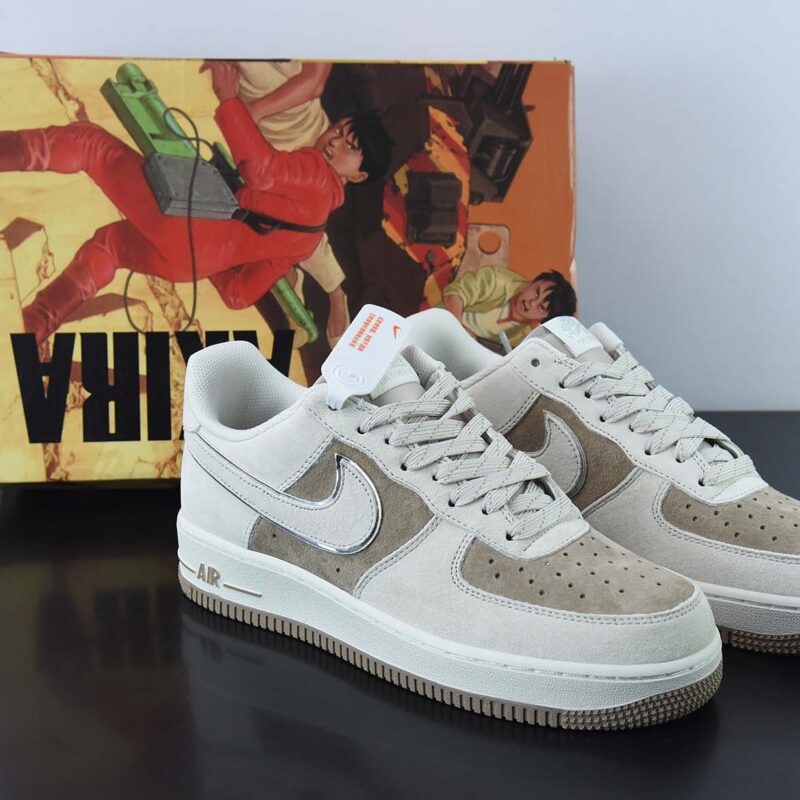 AKIRA×Nike Air Force 1 Low ’07 米卡其满天星配色 空军一号低帮休闲板鞋 货号：DQ3966-183