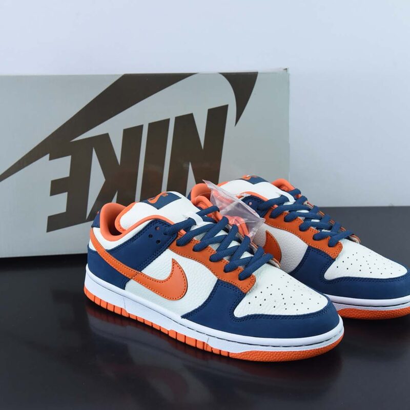 Nike SB Dunk Low “Broncos” 白蓝橙男女同款休闲低帮板鞋304292-184