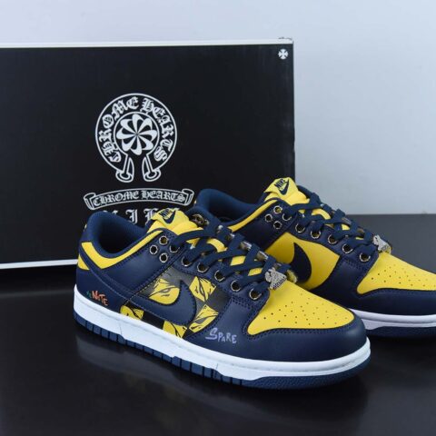 Nk SB Dunk Low"Michigan"扣篮系列低帮休闲运动滑板板鞋“密歇根 蓝黄色 货号：DD1391-700