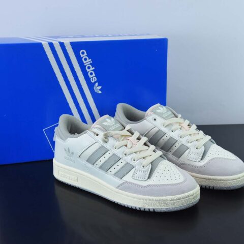 阿迪达斯Adidas Originals Centennial 85 Low 世纪百年系列低帮“皮革米白浅灰”GX2213