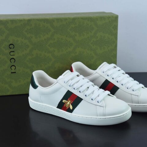Gucci古驰    小白鞋系列 经典小蜜蜂低帮休闲板鞋