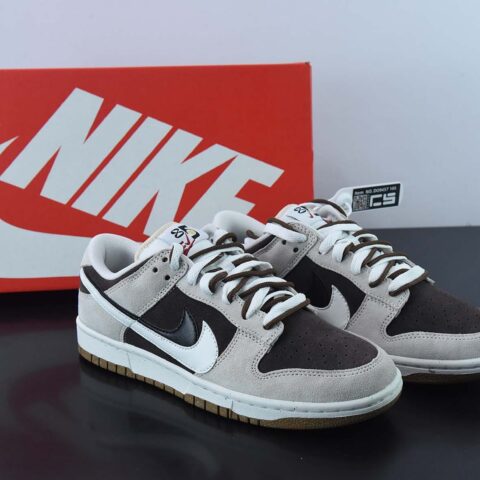 Frame Skate x Nike SB Dunk Low “Habibi” 白黑双勾  扣篮系列复古低帮休闲运动滑板板鞋。货号：DD9457 105