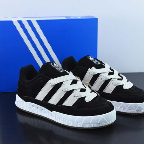 Atmos x Adidas Adimatic Low马蒂奇系列低帮复古鲨鱼面包休闲运动休闲滑板板鞋货号：GY5274