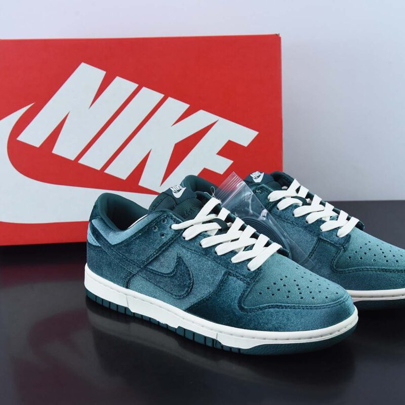 Nk Dunk Low "Dark Teal Velvet" 天鹅绒深绿色 SB低帮休闲板鞋 货号：DZ5224-300