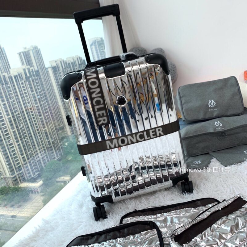 Moncler x Rimowa Reflection 联名系列镜面铝镁合金行李箱66669