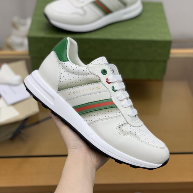 Gucci古驰   拼色双G男士运动跑鞋
