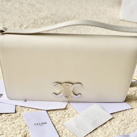 CELINE赛琳TRAPEZE TRIOMPHE亮泽牛皮革手袋199283