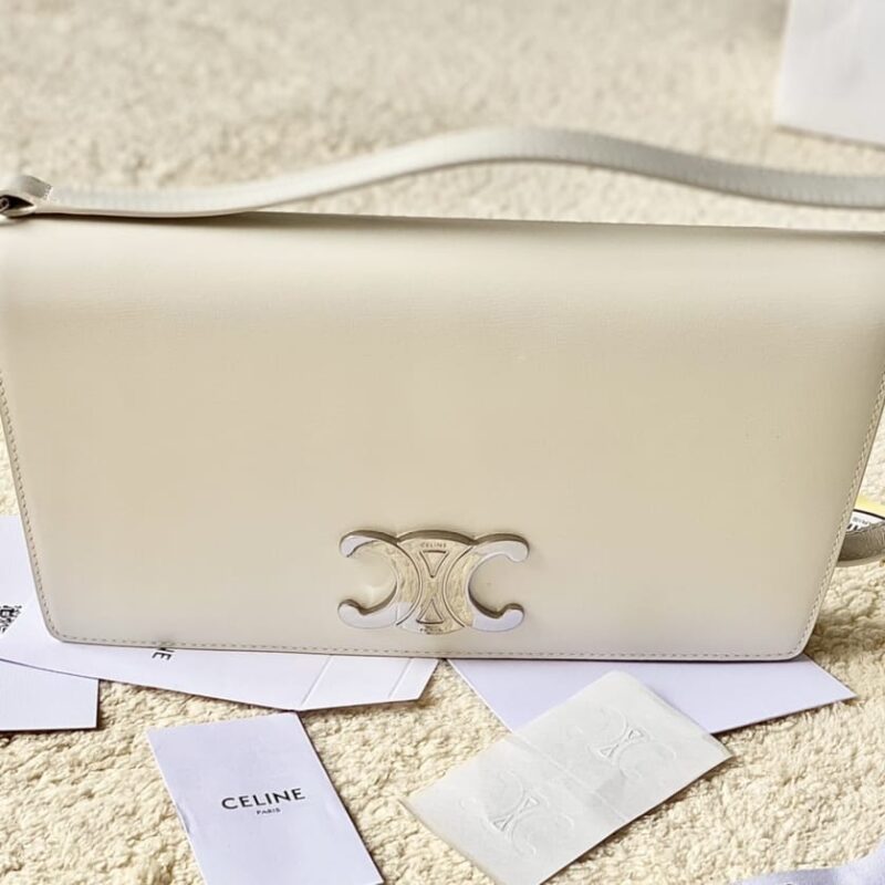 CELINE赛琳TRAPEZE TRIOMPHE亮泽牛皮革手袋199283