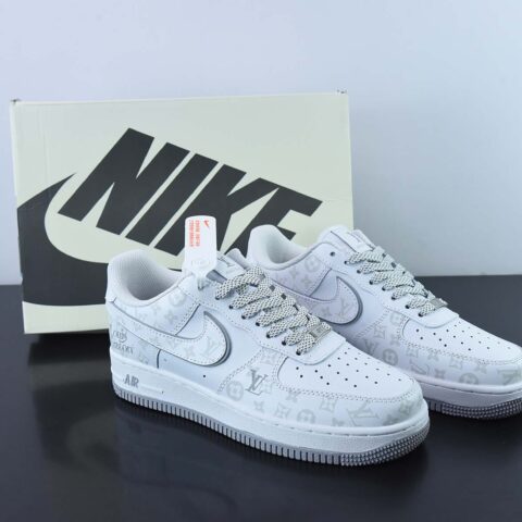 NIke Air Force 1 '07 Low “LV联名--灰暗夜精灵”空军一号 低帮货号：DR9868-200