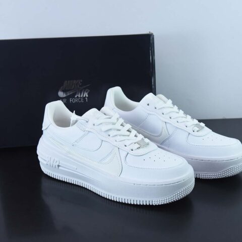 Air Force1 Low PLTAF.ORM"Triple White"变种双层底空军一号 “解构全白”低帮休闲板鞋 DJ9946-100
