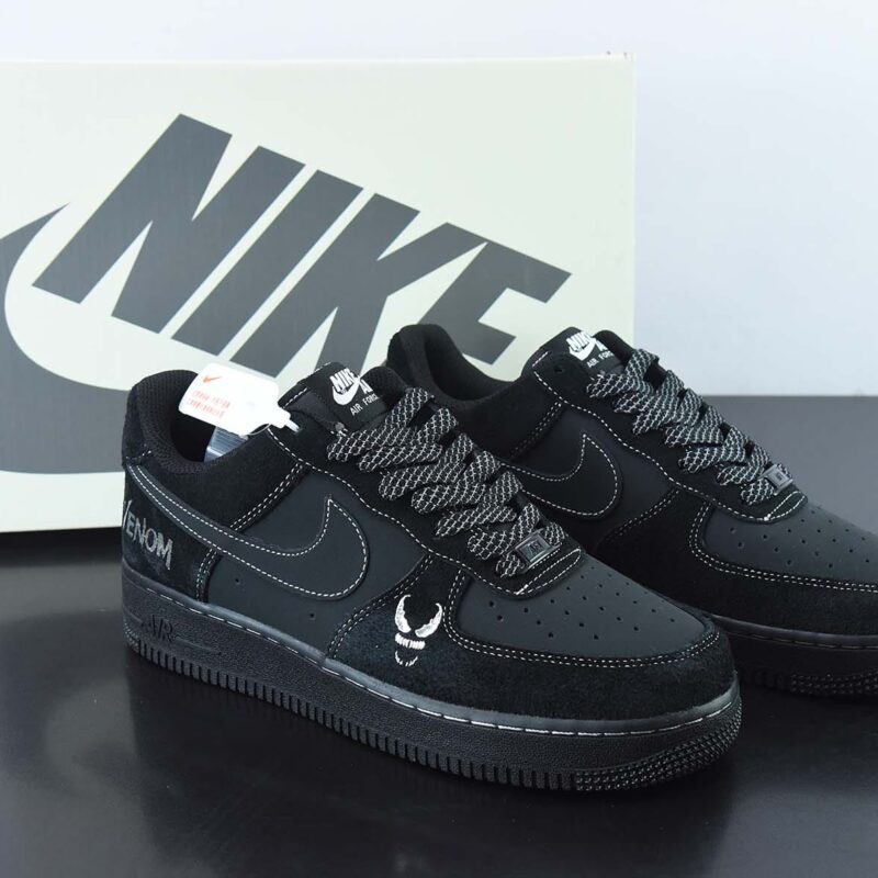 NIke Air Force 1 '07 Low “黑武士毒液--漫威联名”空军一号低帮休闲板鞋 货号:BS5085-204