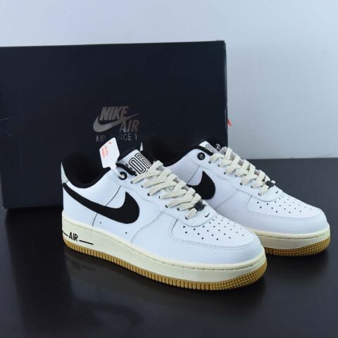 Nike Air Force 1 AF1 空军一号/低帮 白黑灰尾 生胶底低帮休闲板鞋 货号：DR0148-101
