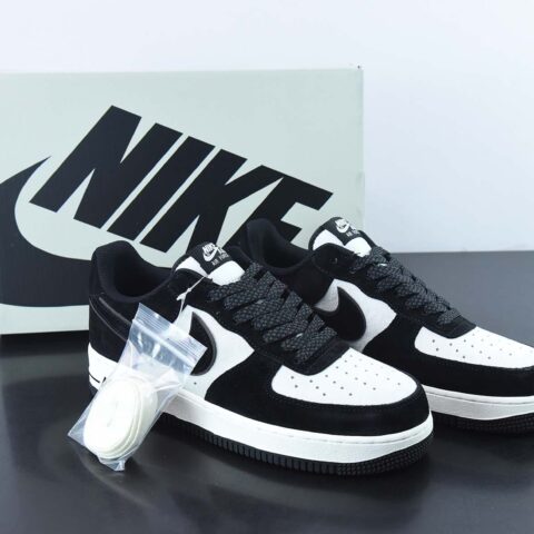 Nike Air Force 1 AF1 空军一号/低帮 黑白 炫彩 麂皮货号：MX0820-502