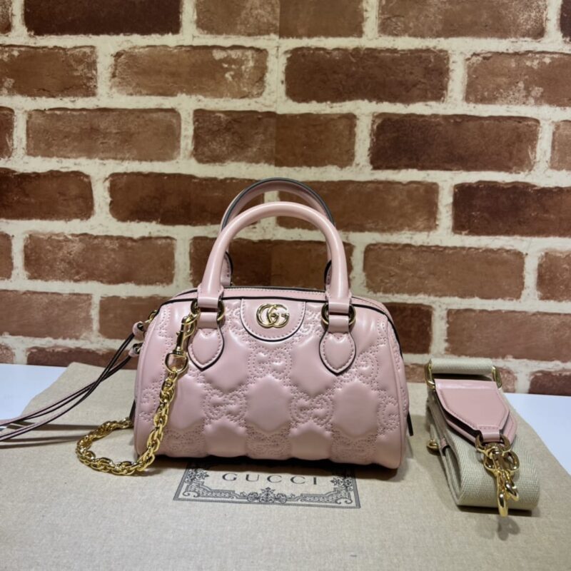 GUCCI古驰GG绗缝皮革手提包702251