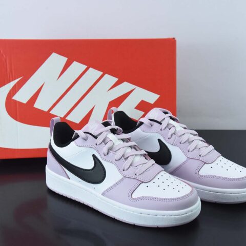 Nike Court Borough Low 2 （GS）樱花粉低帮休闲板鞋 货号：BQ5448-005