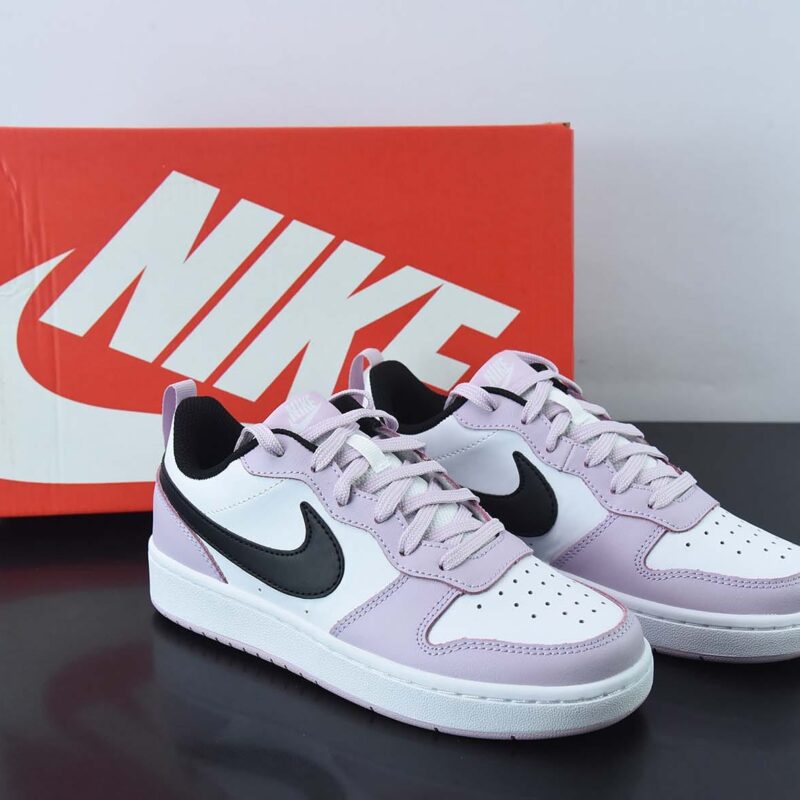 Nike Court Borough Low 2 （GS）樱花粉低帮休闲板鞋 货号：BQ5448-005